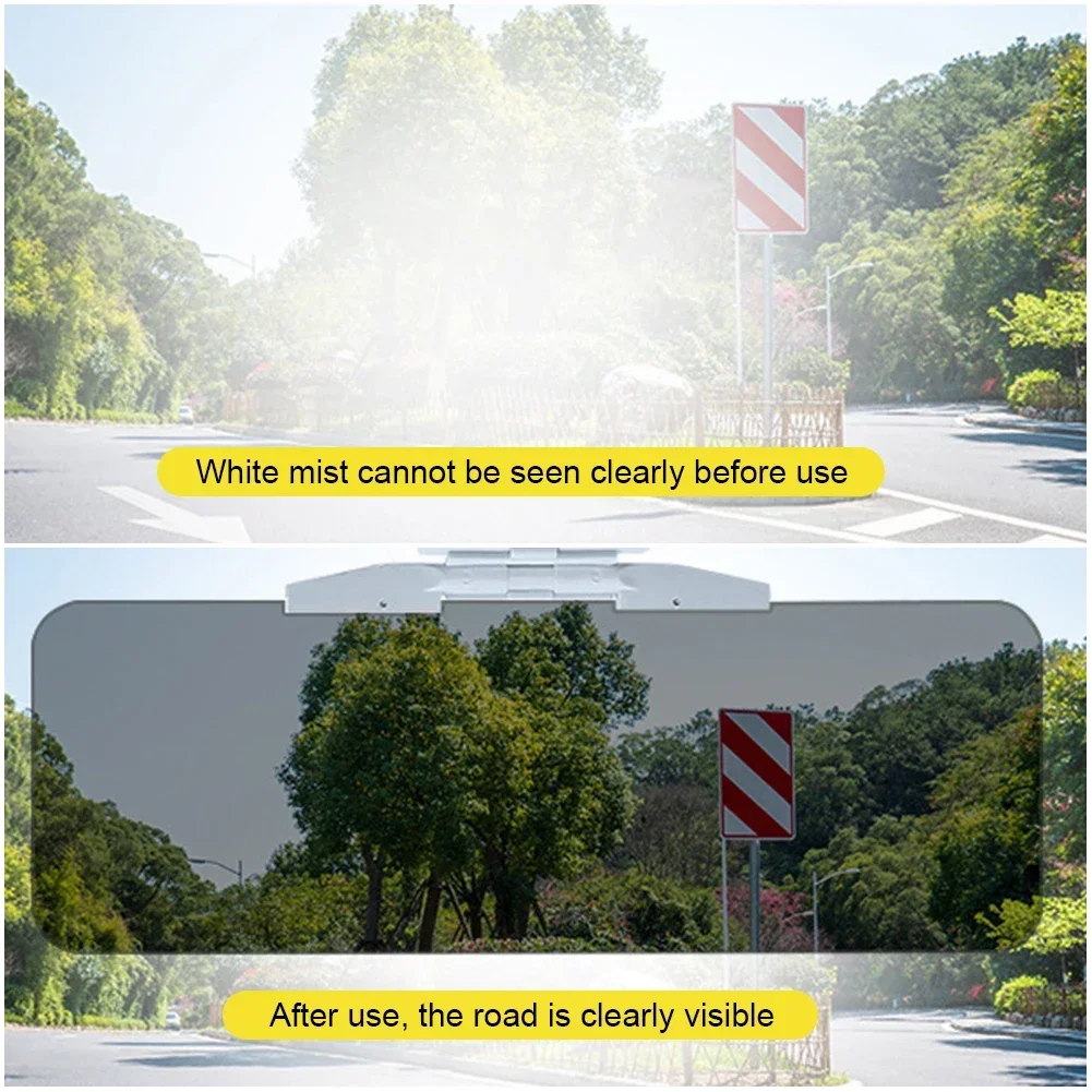 Neuer Auto-Sonnenblendschutz HD Blendschutz-Fahrspiegel UV-Schutz Faltbar – Detail 12