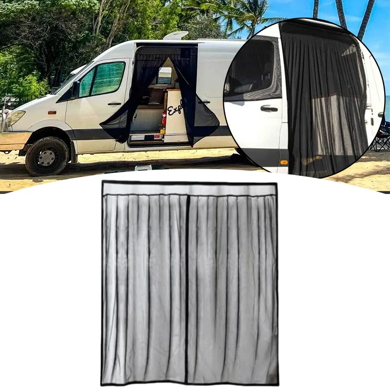 Side Door Flyscreen Mosquito Net Van Bug Screen For Standard Roof Mercedes Sprinter & Ford Transit High Roof RAM Promaster