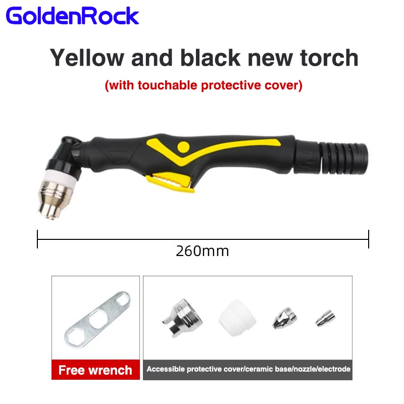 Straight P-80 P80 Hf Pilot Arc Cnc Auto Plasma Cutting Torch Head For Cutter Lgk-80 Lgk-100 Plasma Machine Heads Gun Body