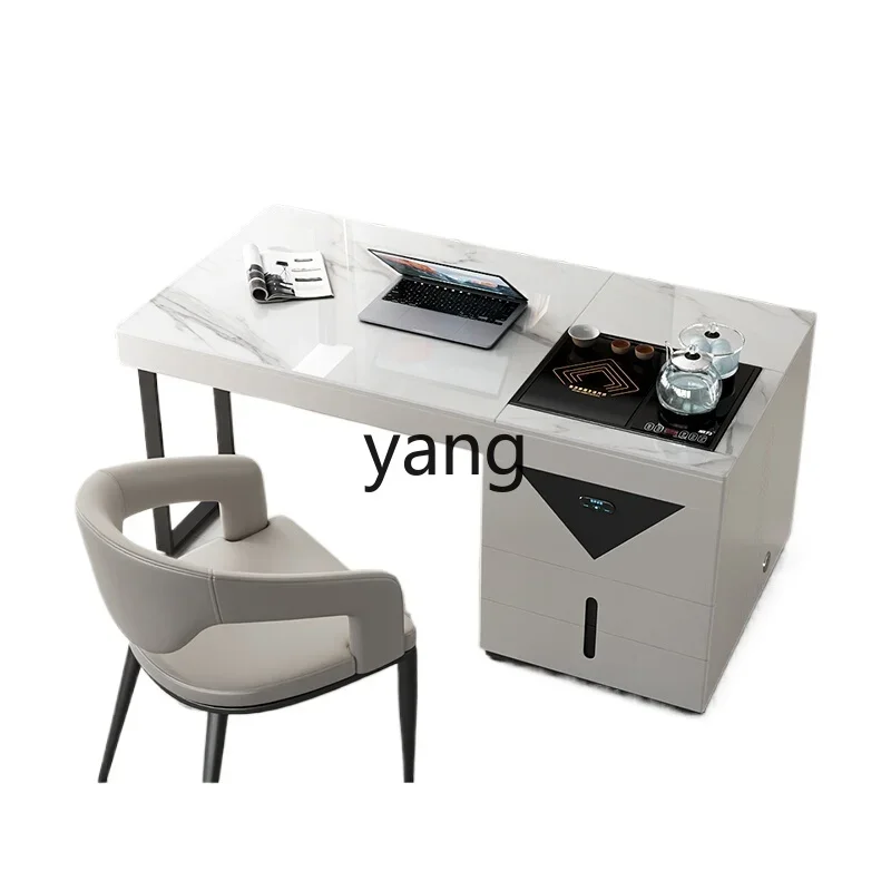

Lmm automatic lifting tea table light luxury modern high-end simple household tea table
