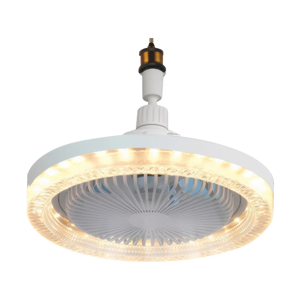 E26/E27ソケットシーリングファンライト3000K/4000K/6000K 50W LED交換用電球/シーリングファン（ポーチ、オフィス、ガレージ、レストラン用）