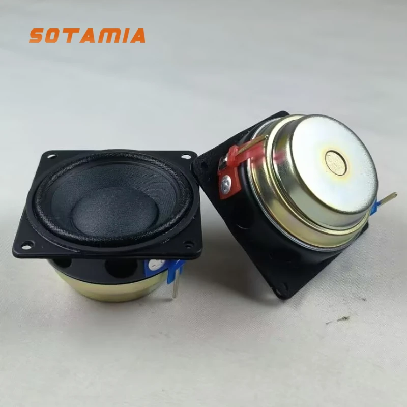 

SOTAMIA 2 шт. 2-дюймовый мини-аудио полнодиапазонный динамик 4 Ом 28 Вт неодимовый железный бор магнит Hi-Fi лихорадка DIY домашний Bluetooth динамик