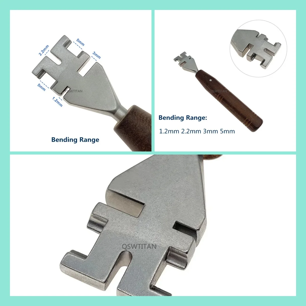 Veterinary Bone Reconstruction Plate Bending Instrument – Autoclavable Stainless Steel Orthopedic Plate Bender