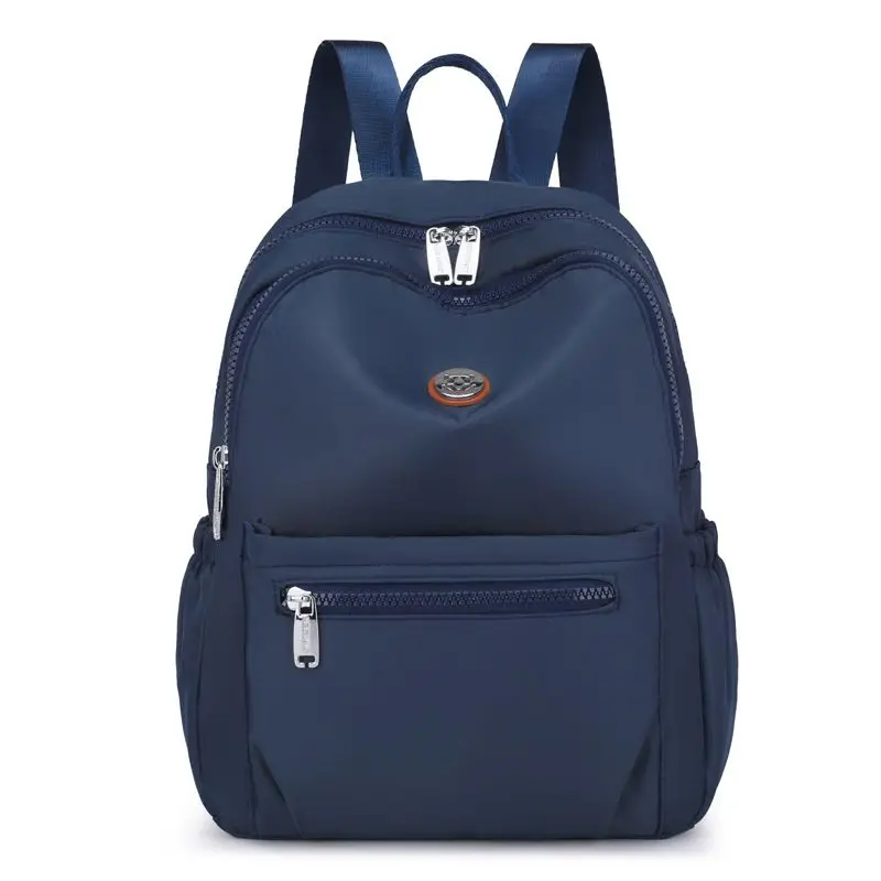 Versatile Fashion Large Capacity Oxford Cloth Backpack Nylon Cloth Small Bag Women Lightweight Exercise Casual Bag