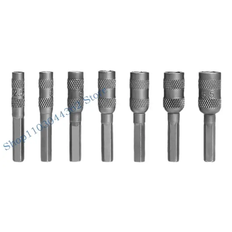 A3PA 7Pcs Electric Drill Socket Nut Driver for Professional and DIY Use