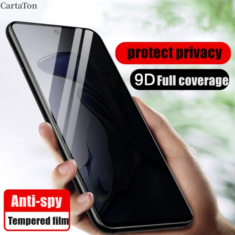 Vidrio templado antienvejecimiento Poco F5 X5 Pro 5G Protector de pantalla Anti-Peep para Xiaomi Poco X5 X4 X3 Pro vidrio frontal antiespía Poko