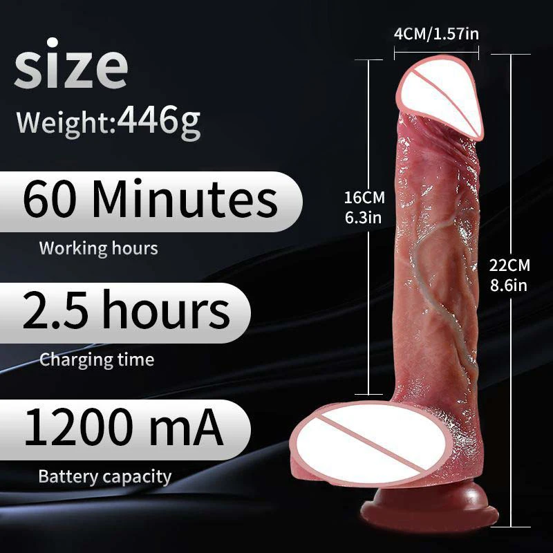 Vibrating Dildo With Suction Cup Telescopic Dildo For Women Wireless Silicone Cock Realistic Artificial Penis Toys For Women