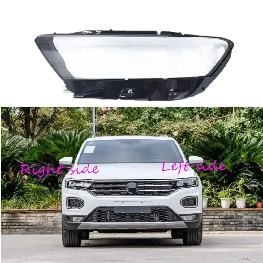 

Car Headlight Lens For Volkswagen VW T-Roc 2018 2019 Headlamp Cover Car Replacement Front Auto Shell Cover