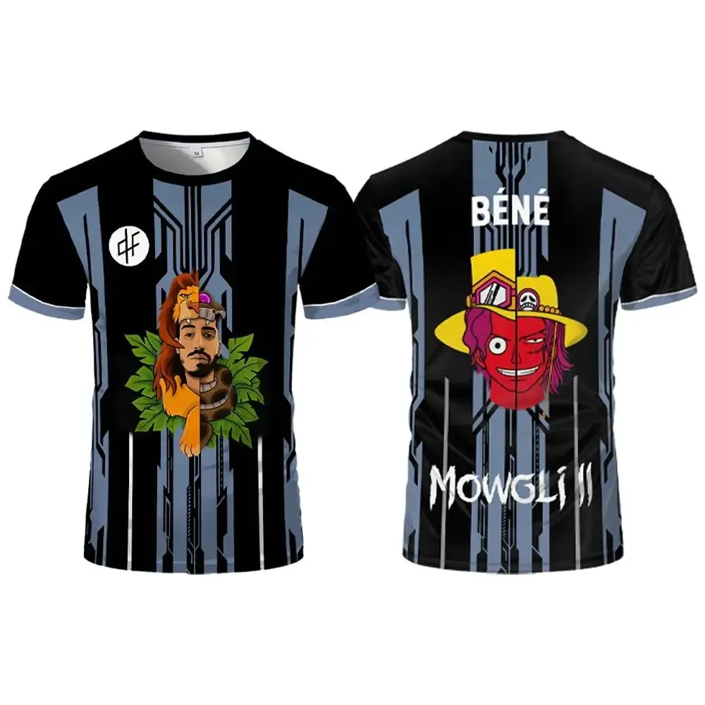 Nueva Camiseta Deportiva con Estampado 3D PNL para Hombre, Transpirable, de Secado Rápido, con Tema BENE, para Entrenamiento de Fútbol, Unisex, Estilo Urbano, Hip Hop, Regalo para Fanáticos