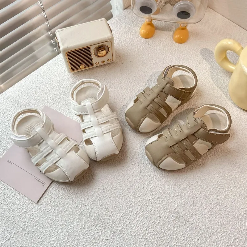 

Boys' Casual Sandals 2025 Summer New Style Children's Fashion Trend Outdoor Sports Beach Shoes Comfortable Soft soled Sneakers