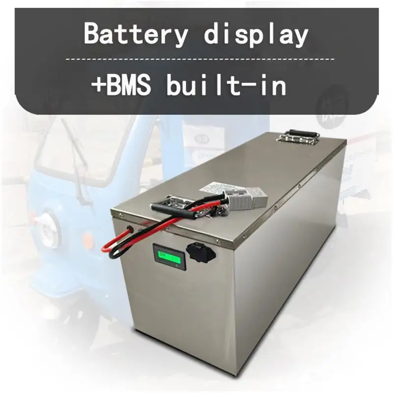 Batterie 60V 20Ah 30Ah 50Ah 60Ah 70Ah 80Ah lithium-ion battery pack and charger suitable for 1kw 2kw 3kw 4kw 5kw electric v