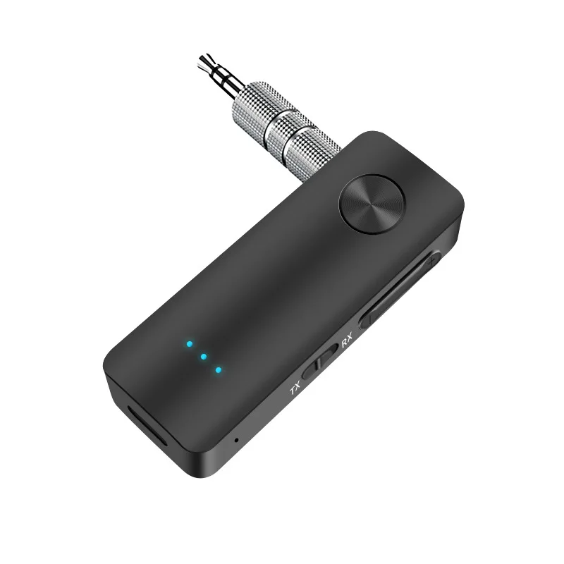 ‌Car Bluetooth Receiver AUX Adapter, Wireless Hands-Free Calling, Dual-Device Transmitter with 3.5mm Jack‌