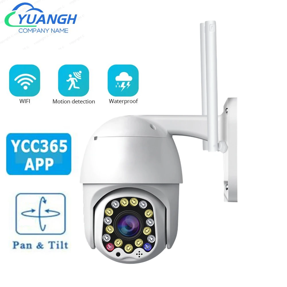 1080P Waterproof Wireless IP Camera Outdoor CCTV YCC365 APP Speed Dome Security WIFI Camera Two Ways Audio