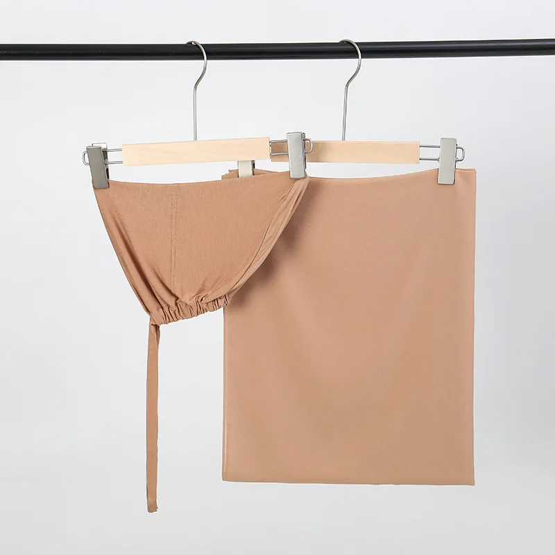 المرأة لينة مسلم الحجاب تنفس القطن الحجاب غير مزعجة التفاف عالية الجودة نسيج القطن الخالص الرطوبة فتل