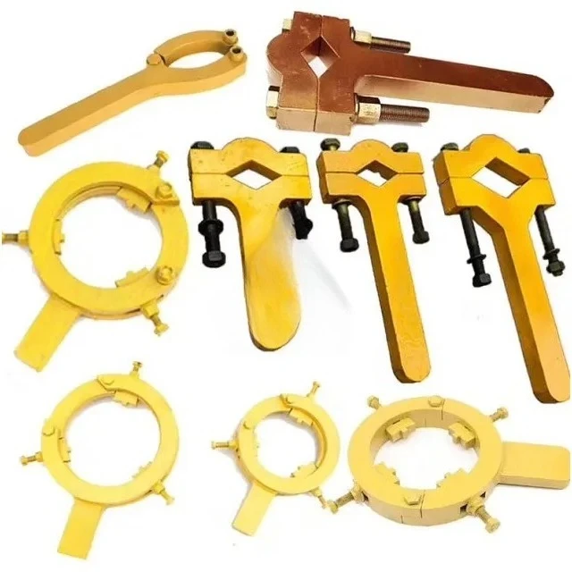 High Quality Universal Wrench Hydraulic Cylinder Head Hex Torque Spanner Wrench for Excavator Bulldozer Backhoe Parts