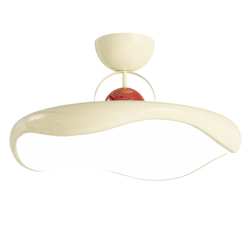 

Master bedroom ceiling light modern simplicity cream wind warm romantic room Nordic minimalist full spectrum led bedroom light