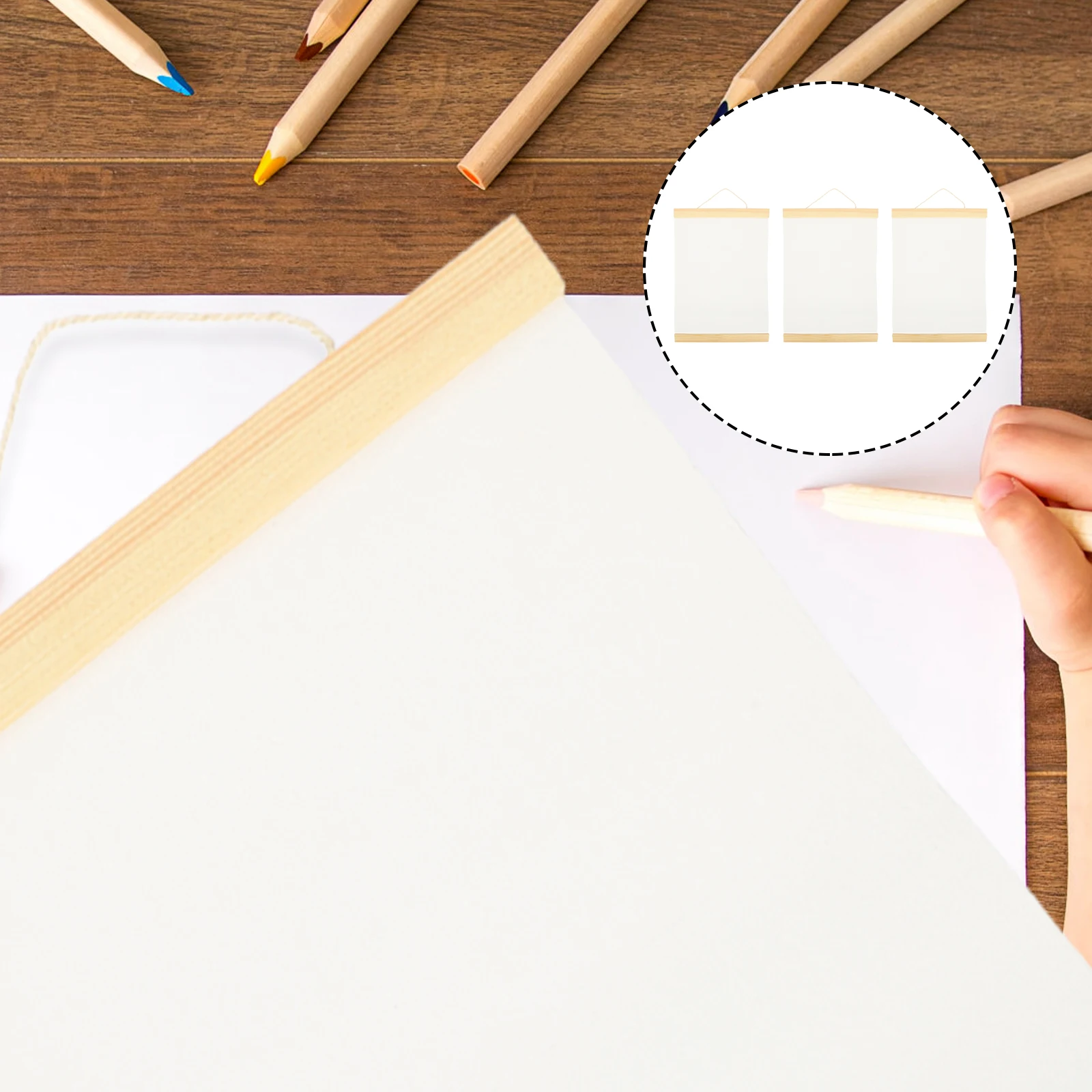 3 قطع الفن المنزل الكتابة على الجدران مكتب جدار ديكور معلقة فارغة للرسم الكتابة على الجدران اللوحة قماش قماش #1