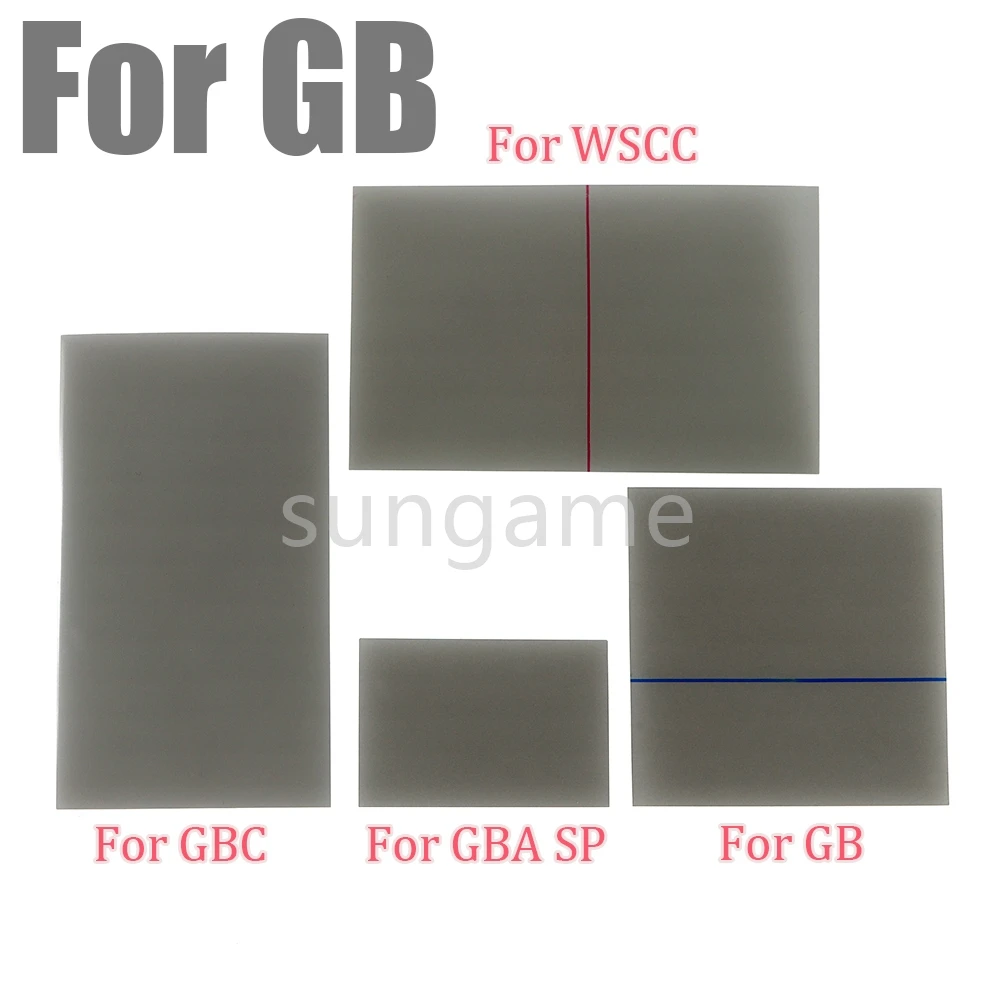 1pc Polarized Polarizer Filter Film Sheet For Gamboy GB for GBC GBA WSCC GBASP Backlit Screen Modify Part