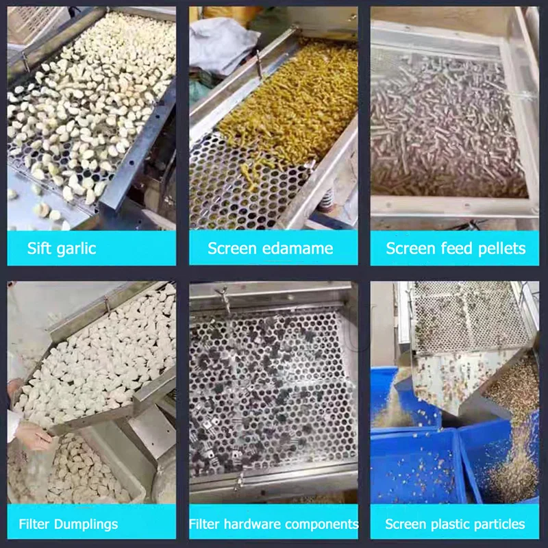 2 saídas 3 saídas minério areia solo composto grãos de café arroz peneiração fina tela vibratória linear