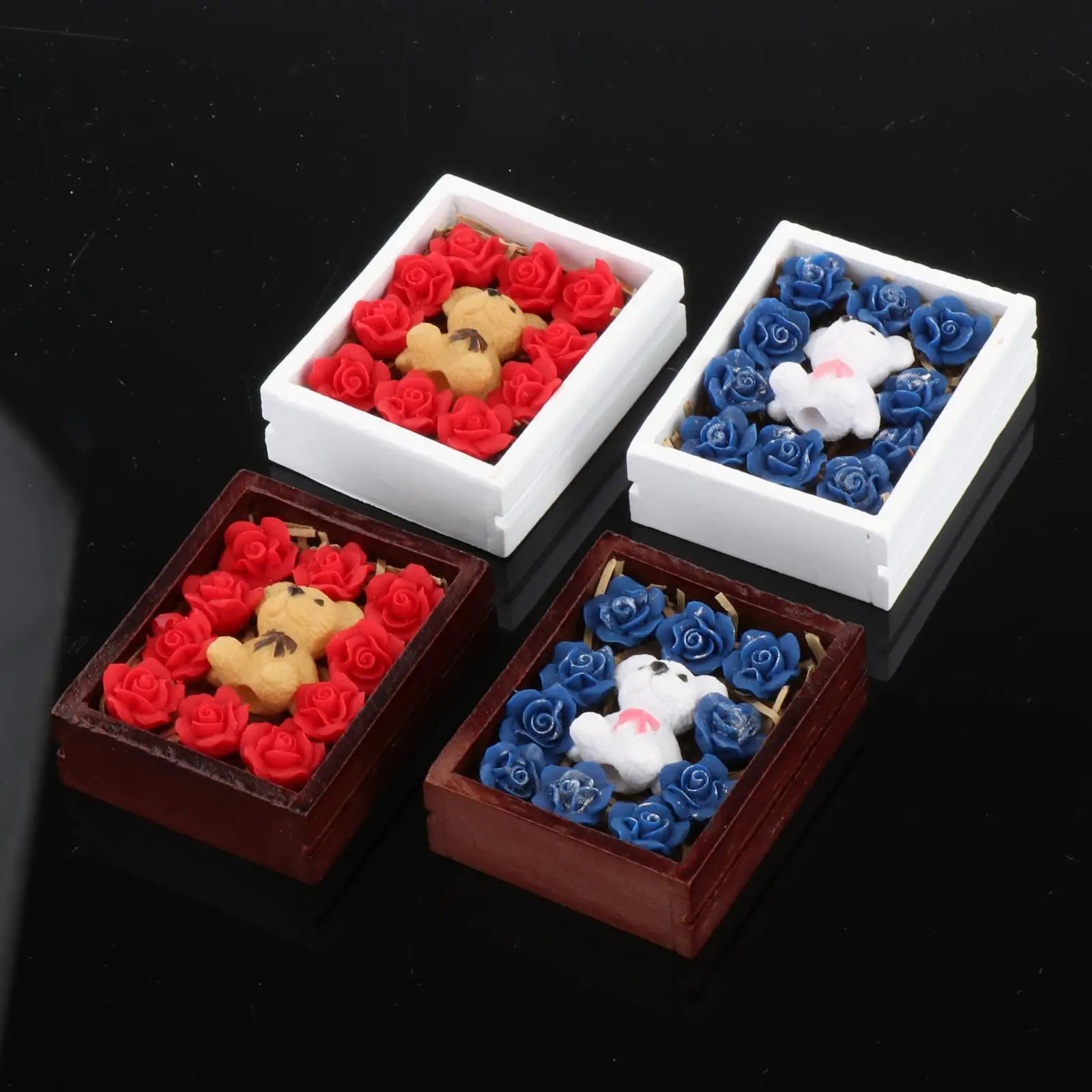 

1:12 Gift Box Doll House Accessories Miniature Toys Model Animal Furniture Figures Collectibles Craft Decoration