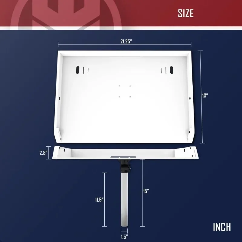شعبية | لوح تقطيع الطعم للقارب، لوح تقطيع القارب، مع حامل قضيب لتخزين ذو طيات وفتحة سكين، لتنظيف الأسماك #4