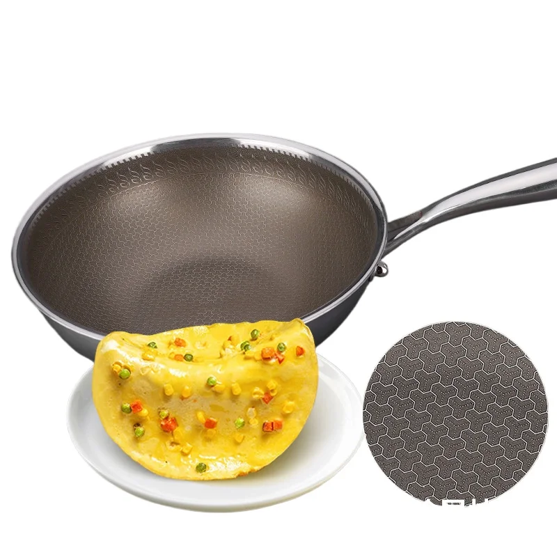 

Ti Titanium Wok 26 см — 3-слойное стальное круглое дно с антипригарным покрытием для всех плит