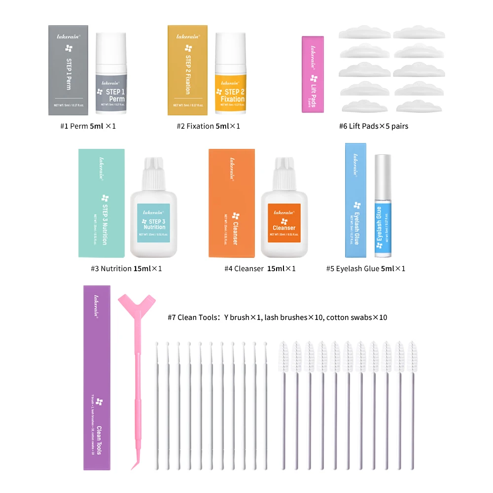 Kit per il sollevamento delle ciglia Lashe Lift Lash Migliora l'aspetto degli strumenti ricci Freshman Lash Permanente Trucco per occhi Strumento riccio semipermanente