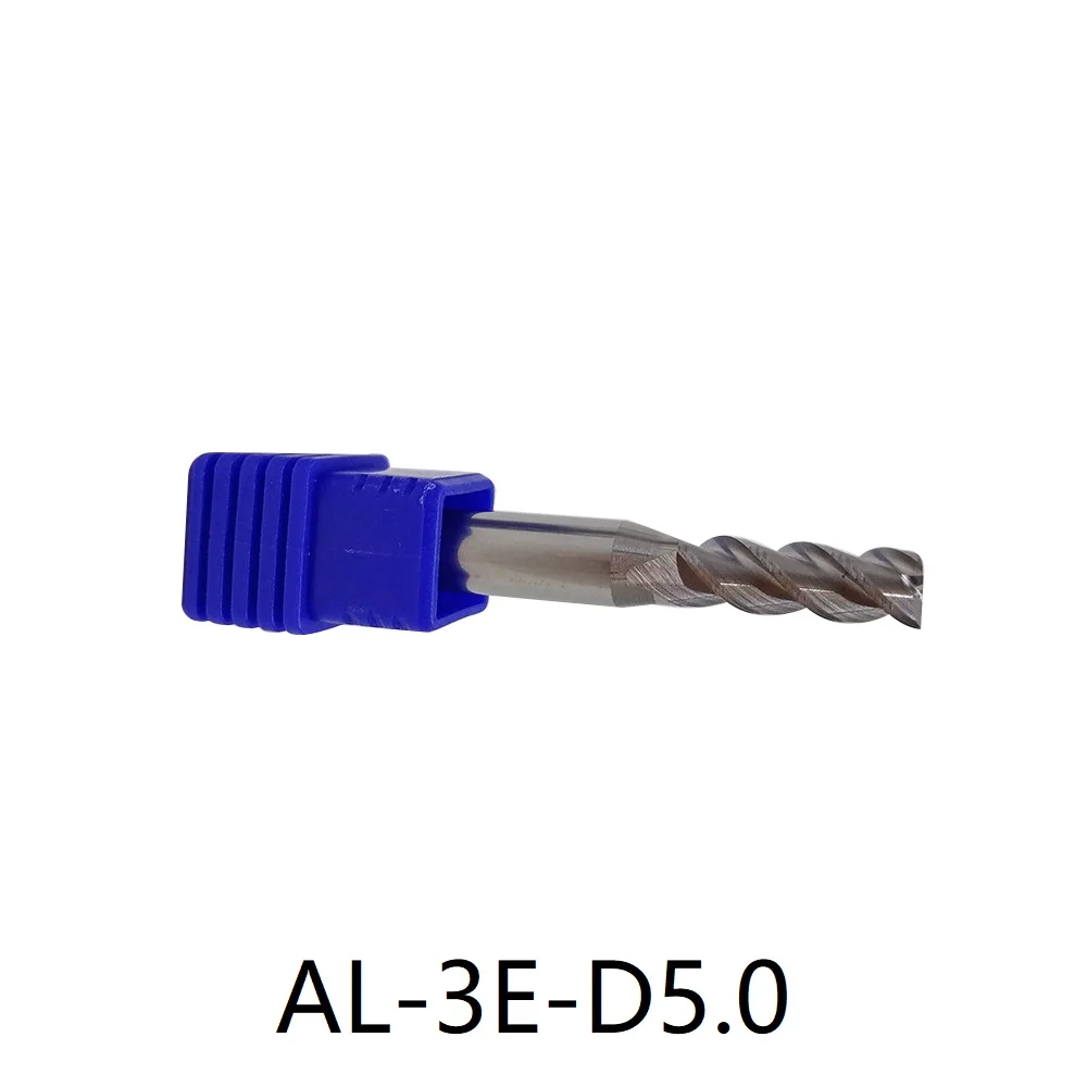 

10 шт./лот AL-3E D1.0 D1.5 D2.0 D2.5 D3.0 D4.0 D5.0 D6.0 D8.0 1-8 мм твердосплавная 3-зубая плоскостопичная концевая фреза