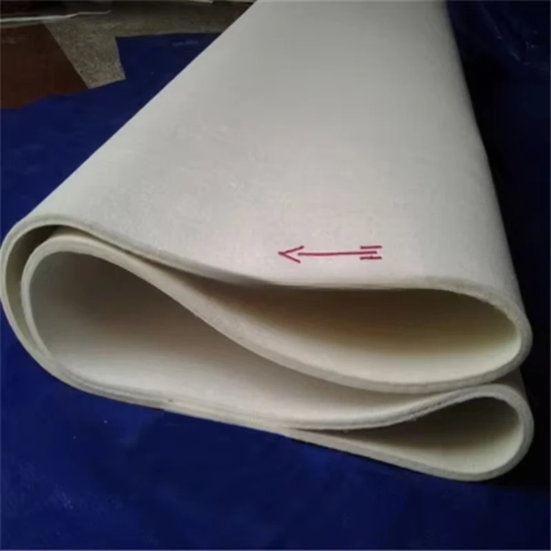 Nomex Industries Felt Fabric White Seamless Heat Transfer Printing Felt Belt