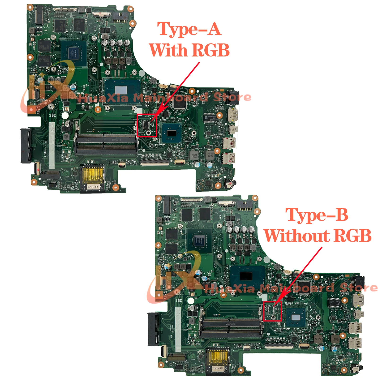 Płyta główna GL753V dla ASUS ROG GL753VD GL753VE FX753V ZX753V GL753 płyta główna laptopa i5 i7 7. generacji GTX1050 GTX1050Ti