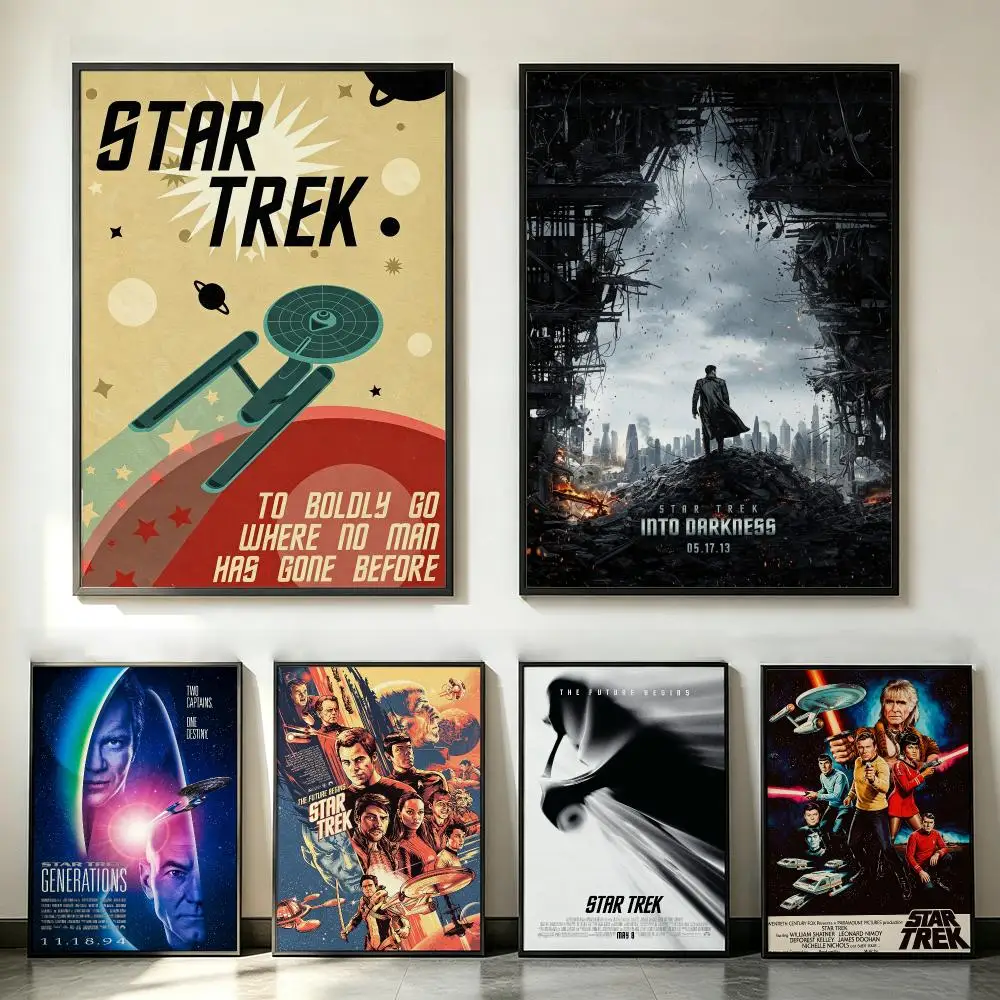 movie Star Trek Poster Poster HD Trendy SelfAdhesive Wall Art Print For Living Room Bedroom Dorm Office Home Gift