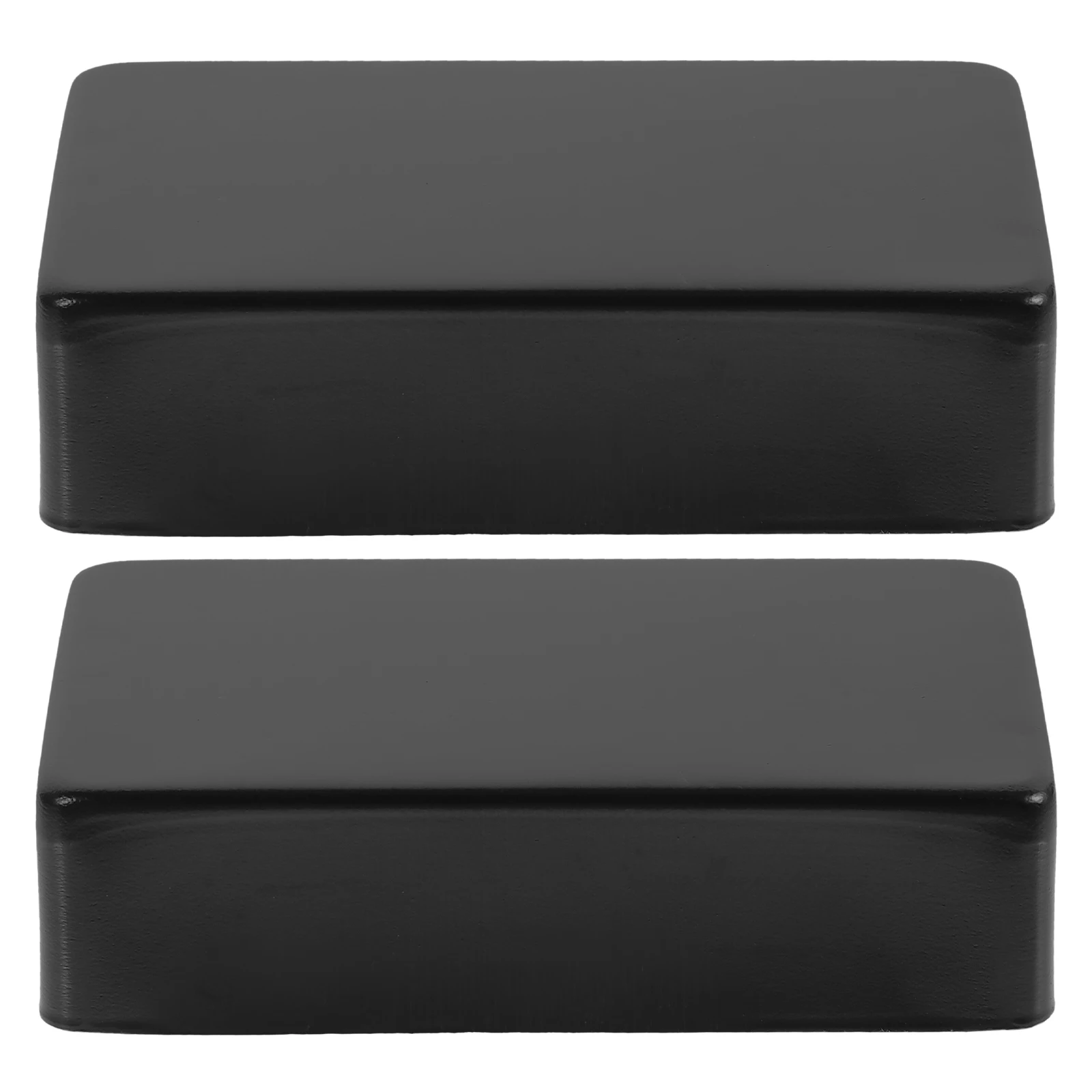 

2 Pcs Pickup Cover Guitar Accessories Electric Pickups Stuff Protective Covers Double Coil Metal
