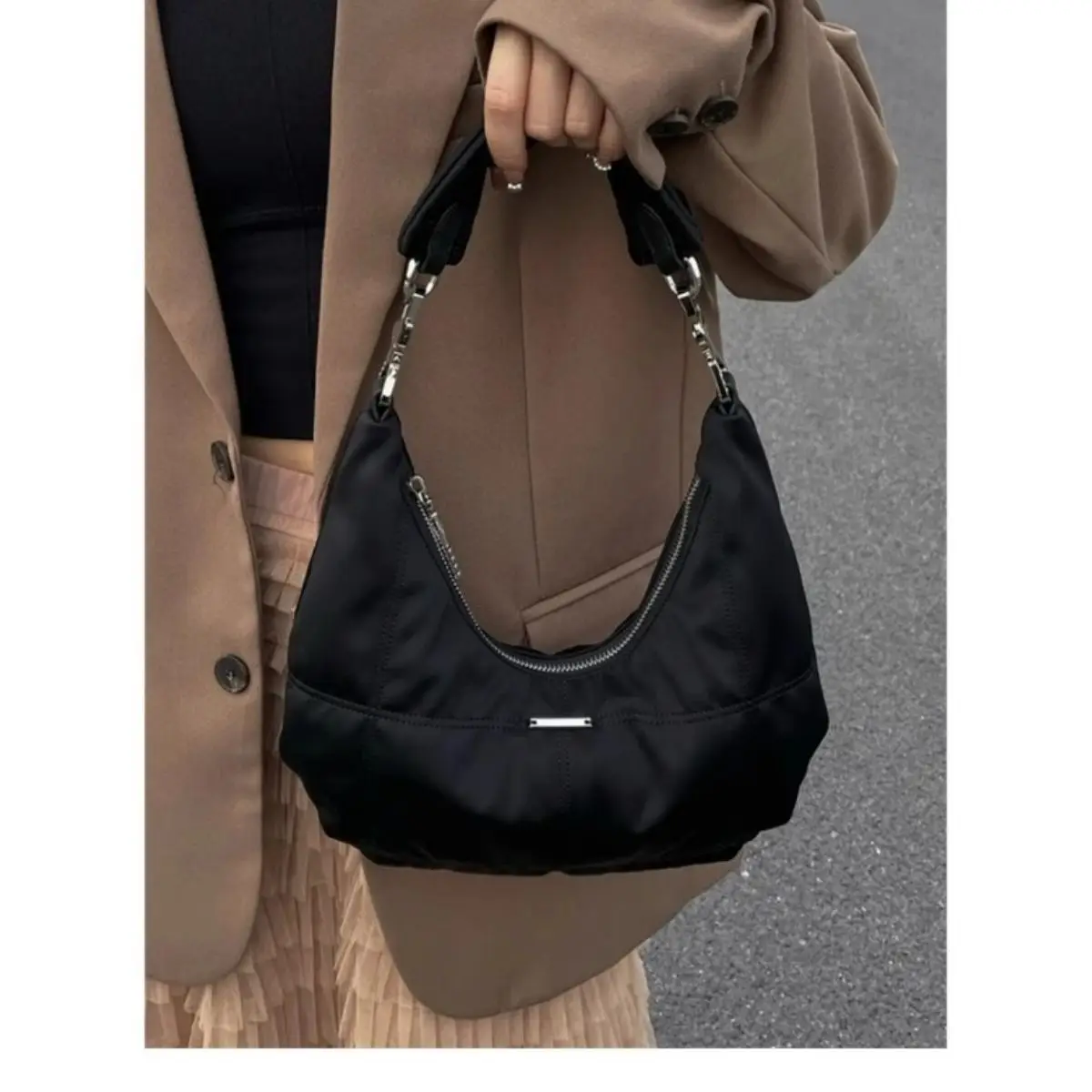 Nouvelle tendance femmes Vintage voyage sac nicho Diseño aisselle sac à main B/l sac à bandoulière sac croissant de lune