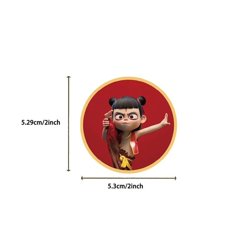 50pcs Magic Child Nezha Series Graffiti Stickers For Mobile Phone Shell Skateboard Decorative Stickers DIY Toy Sticker Pack