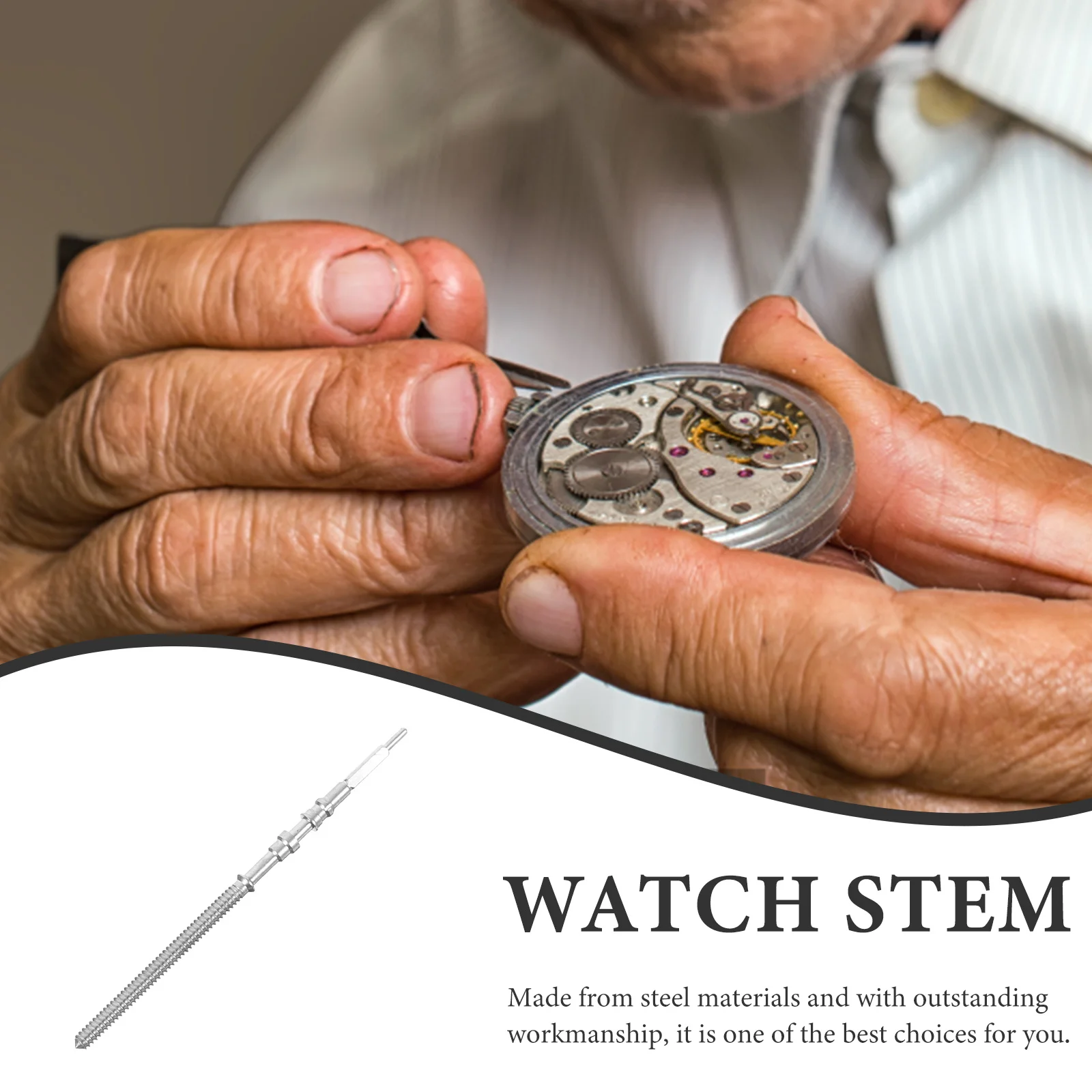 

Watch Crown Stem Replacement Reliable Performance No Tools Needed for Adjustment Watch Tool Watchmaker Tools