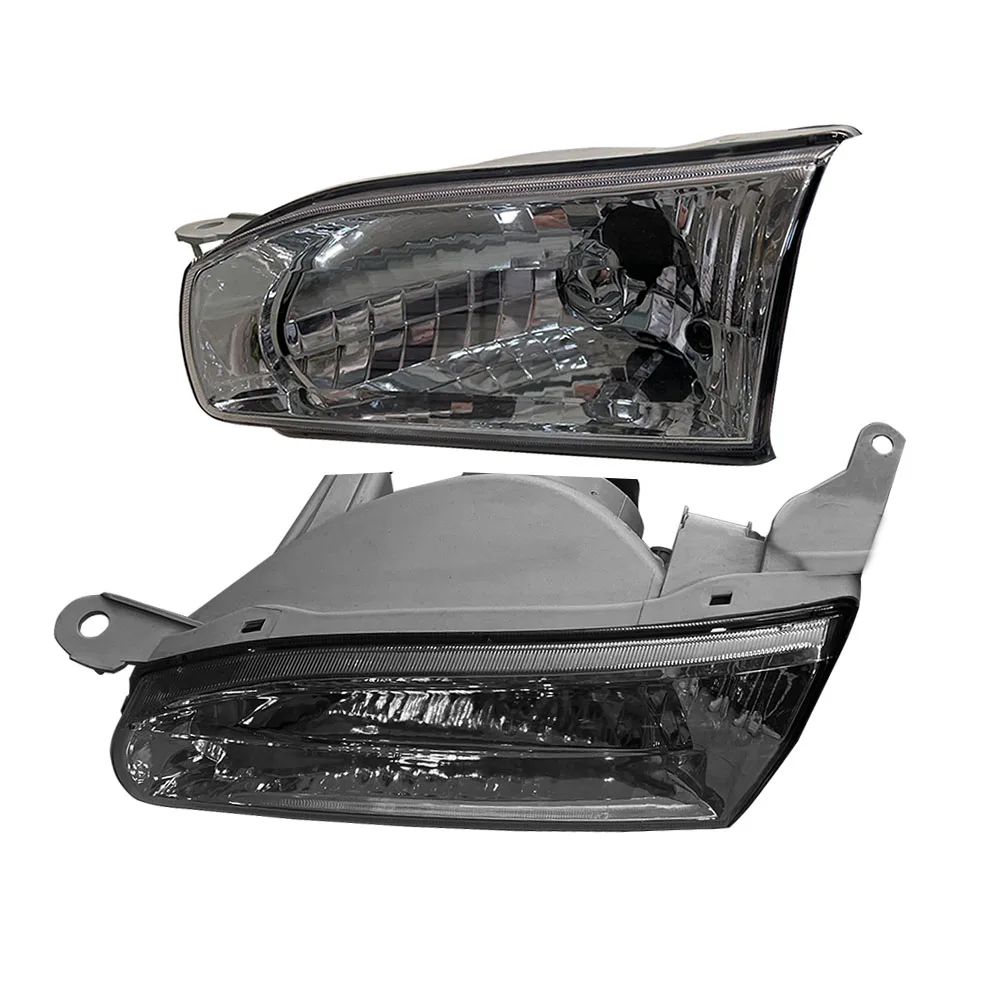 A Pair Car Front Headlights  81110-1E250 81150-1A520 For Toyota Corolla AE110 1995 to 1997 Headlight