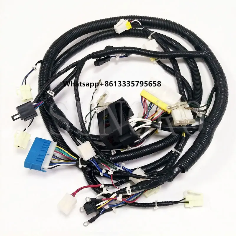 

Komatsu PC200-6 Excavator Spare Parts Manual Throttle Valve Internal Engine Compartment Wiring Harness 20Y-06-24751 20Y0624751