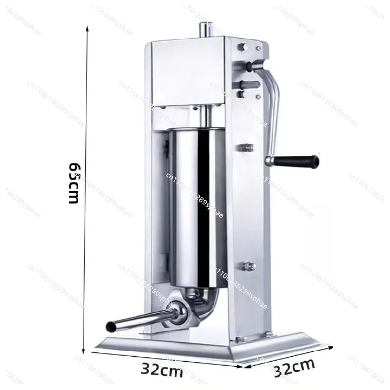 Manual Sausage Filler Stuffer Machine 5L Commercial Home Use 304 Stainless Steel Filler