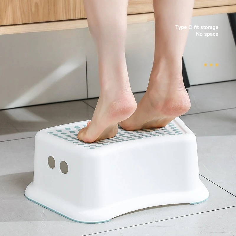 Thickened Anti-slip Home Furniture Multifunctional Foot Stool Desk Footrest Footstool Hallway Ottoman Rest Step Living Room