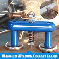 Magnetic Welding Support Clamp Holder Strong Single or Double Magnetic Large Suction Welding Magnet Head Tail Welding Stability