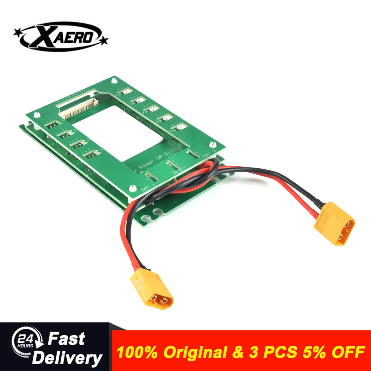 

Mini Power DP Eco 0-30A Servo Section Board with Dual Power Input Wire 4.8-12.6V