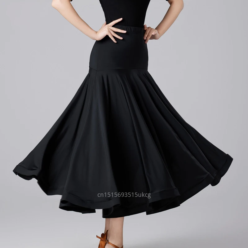 

Modern Dance Skirt New Female Friendship International Dance Skirt Waltz Performance Large Swing Skirt Ballroom Dance Long Skirt
