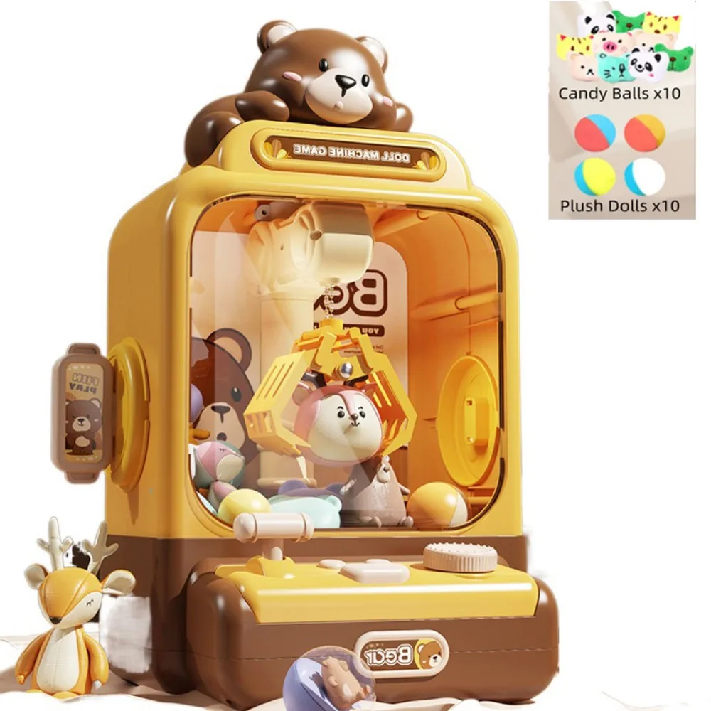 

Дизайн мультяшных животных, мини-зажимной автомат, сильная ручка, музыкальный автомат для продажи конфет, простой в эксплуатации, многофункциональный