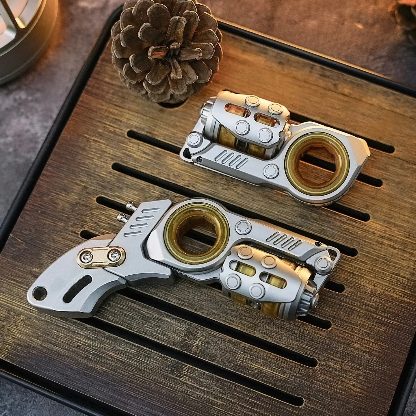 Composite Fingertip Ratchet Gyro EDC Stress Relief Ornament
