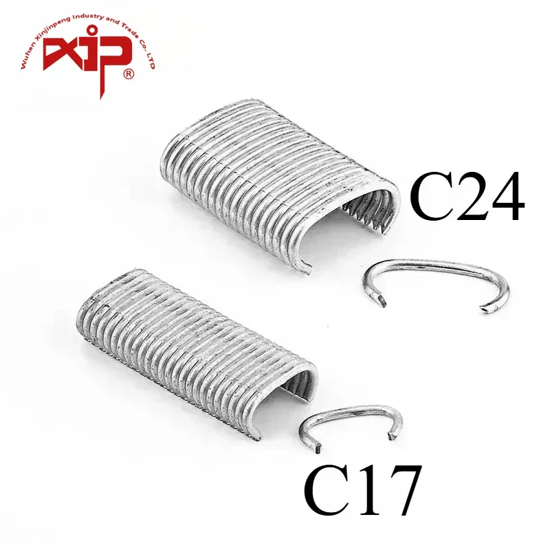 C Ring Nails 1000pcs Galvanized C Hog Ring Nail Clip Rings Postizas Garden Construcion Materials Cage Bird Nest Fasteners