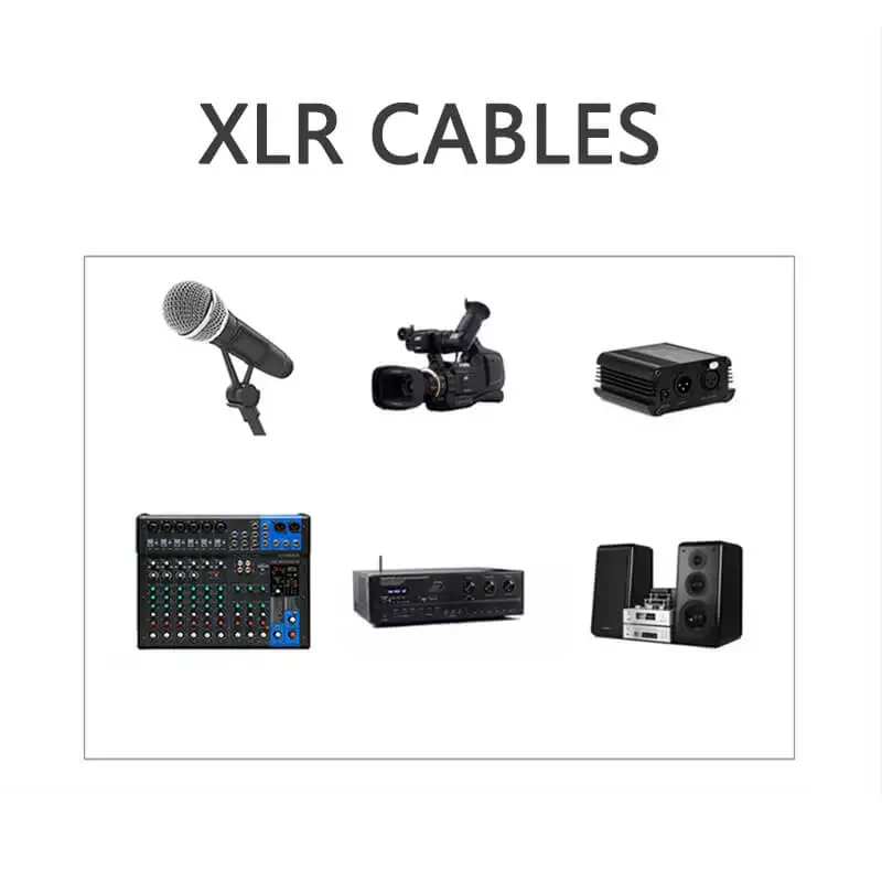 XLR Male To XLR Female Xlr Female To Female Audio Input Output Extension XLR Male To Male Microphone Mixer Cannon Audio Cable