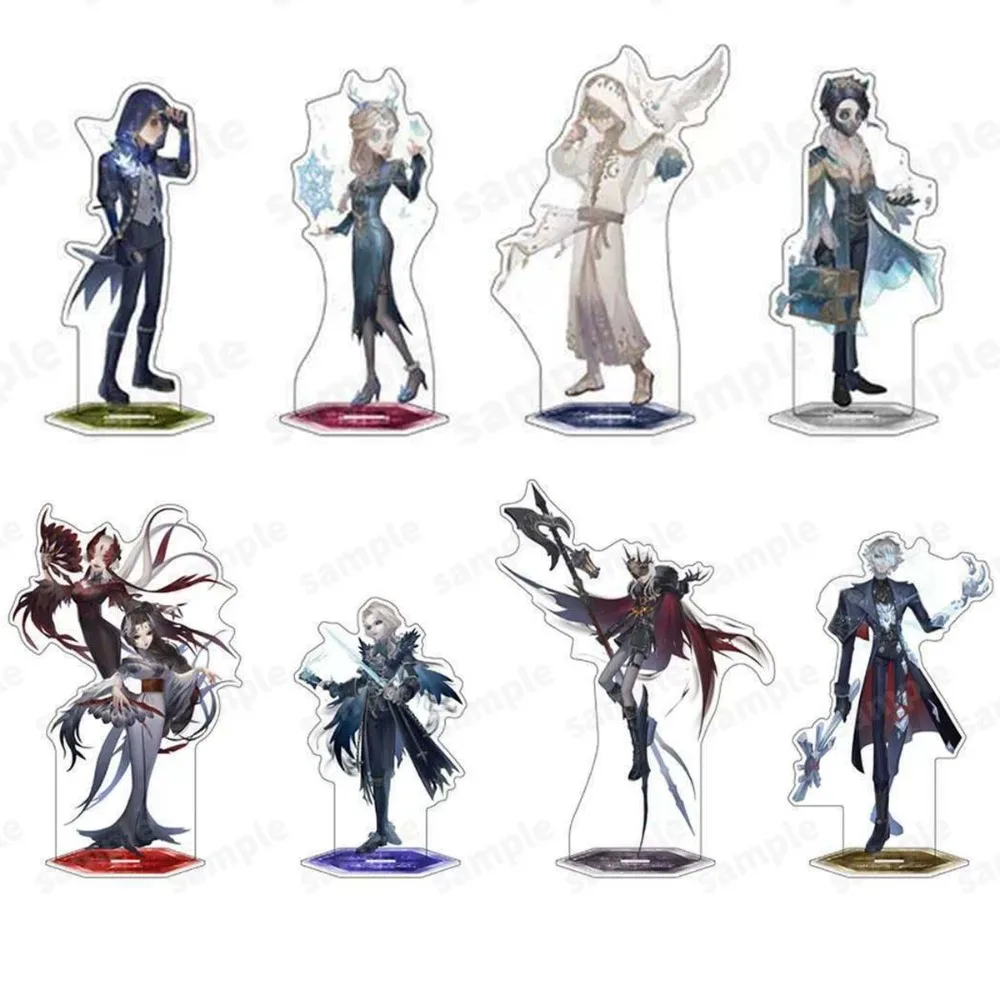 Horror Game Identity V Snow Festival Acrylic Plaque Mercenary Prophet Embalmer Standee Model Decoration Keychain Christmas Gift