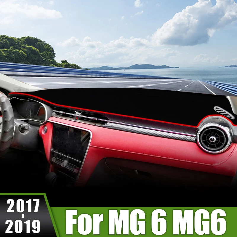 

For MG 6 MG6 2017 2018 2019 Car Dashboard Cover Non-Slip Case Avoid Light Pad Sun Shade Mat Instrument Panel Carpet Accessories