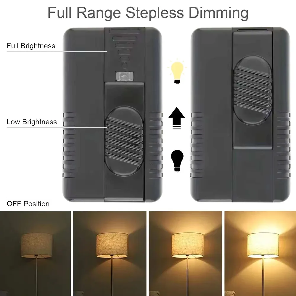 Lighting Parts Foot Operated Dimmer Switch Full Range Inline Slide Control Floor Lamp Light Incandescent Bulb Dimming Controller