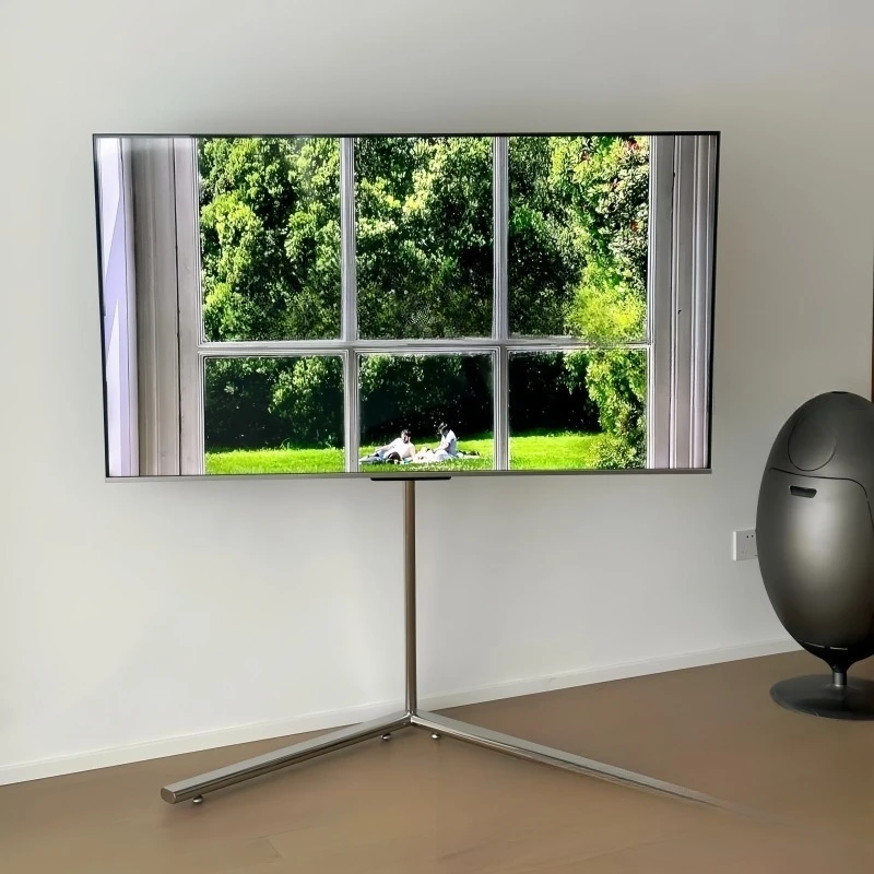 TV Mobile Cart Bracket Universal Shelf Living Room Bedroom 55/65/75 Inch Vertical TV Cabinet